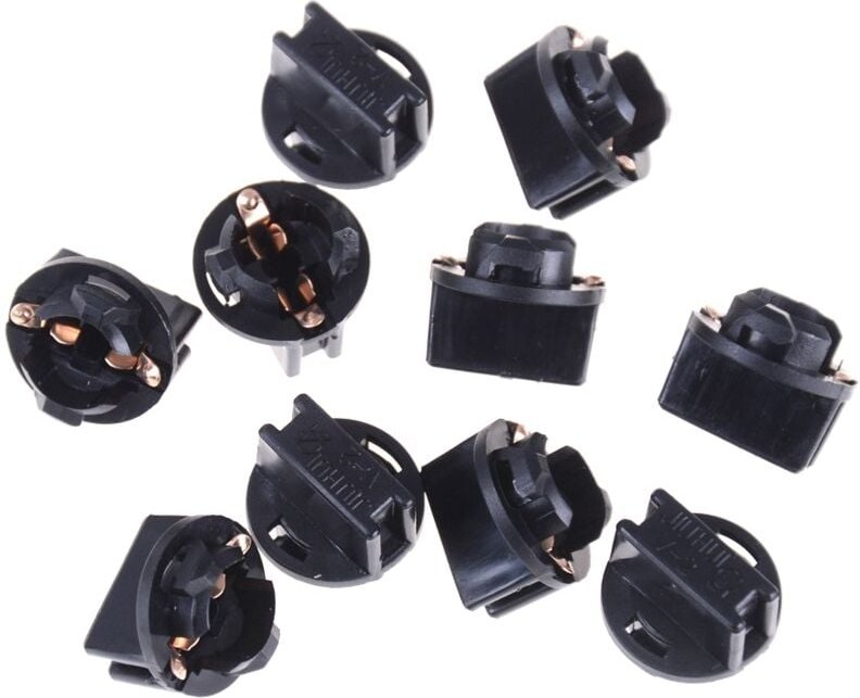 10 Stück T10-Fassungen für Armaturenbrettbeleuchtung, Instrumententafel, W5W 168 192 194, Drehversch