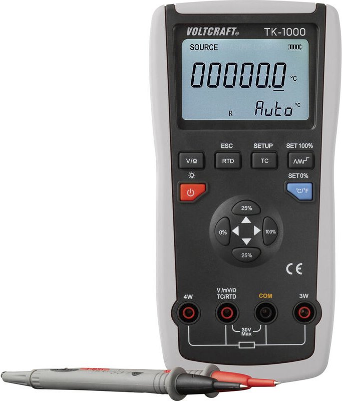 Voltcraft - TK-1000 Kalibrator Temperatur, Spannung
