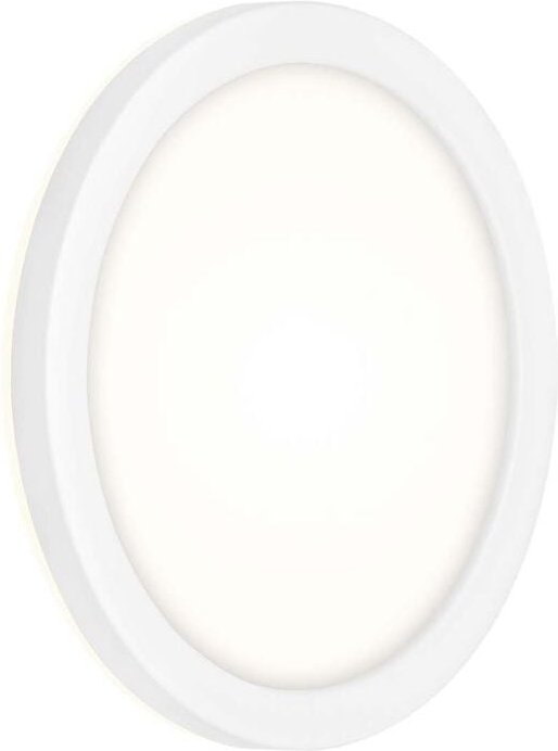 Frankfurt led Außenwandleuchte, IP44 Spritzwasserschutz, Backlighteffekt, Neutralweißes Licht, weiß, 21 x 2,8 cm - Brilo...