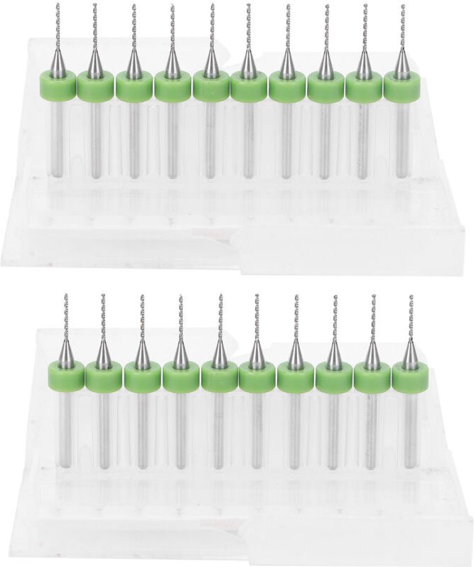 20-teiliges Set aus Leiterplattenbohrern, legiertem Stahl, Mikro-Vertikal-Stanzwerkzeug für präzises Bohren von Schmuckm...