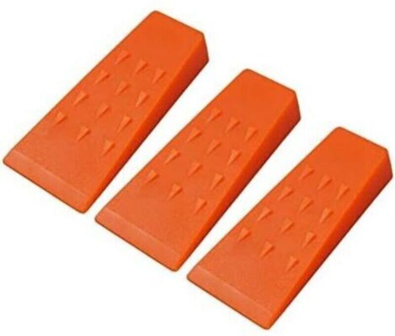 3-teiliges Forstekeilset, 140 mm, ABS-Kunststoff