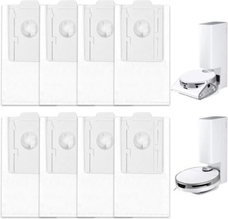8er-Pack VCA-RDB95 Staubsaugerbeutel Ersatz für Samsung Jet Bot AI Vacuum Clean Station, Staubsauger Zubehör Teile