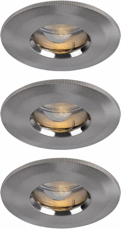 3er Set LED Einbau Strahler Außen Bereich Decken Spots Beleuchtung IP65 Bad Paulmann 994.61