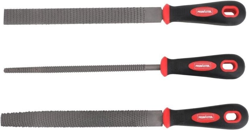 Trendline - Raspel-Set 3 tlg Rundraspel Flachraspel Halbrundraspel Raspel