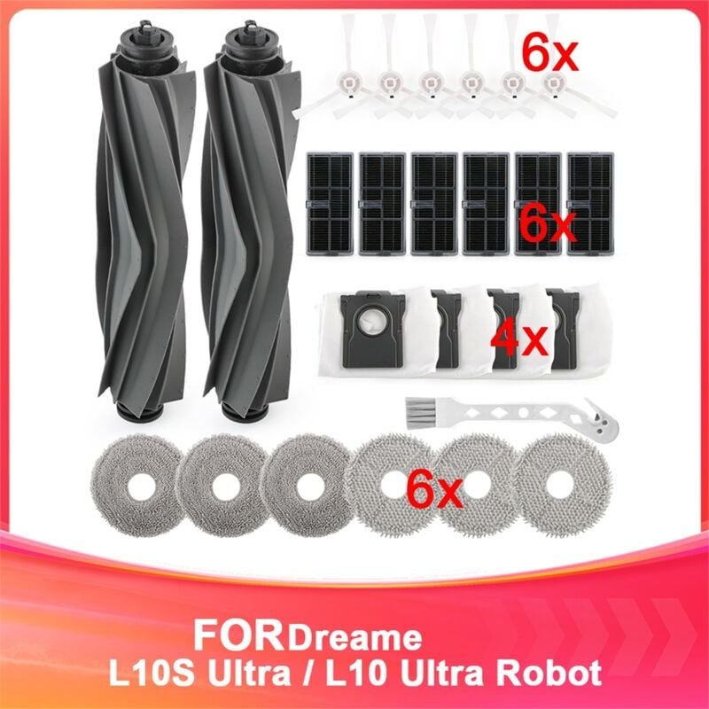 Ersatzzubehör Staubsauger Hauptbürste Seitenbürsten Filter