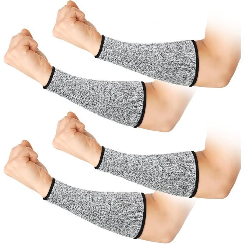 Armschützer – 2 Paar schnittfeste Ärmel. Schnitt- und kratzfester Armschutz.