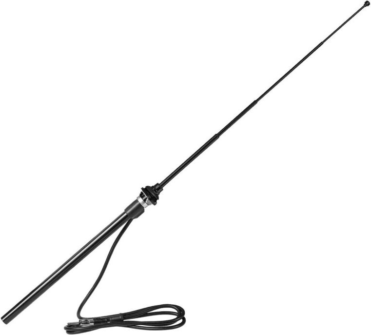 HEYNER® Teleskopantenne Aerial Teleskop PRO Autoantenne Stabantenne FM/AM-Antenne Universal 12V passend für Mercedes-Ben...