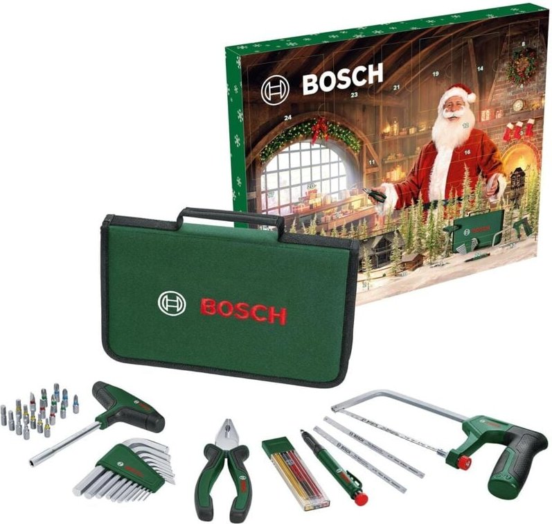 Bosch Home and Garden Handwerkzeug Adventskalender 2025,mit 41 Teilen in Tasche