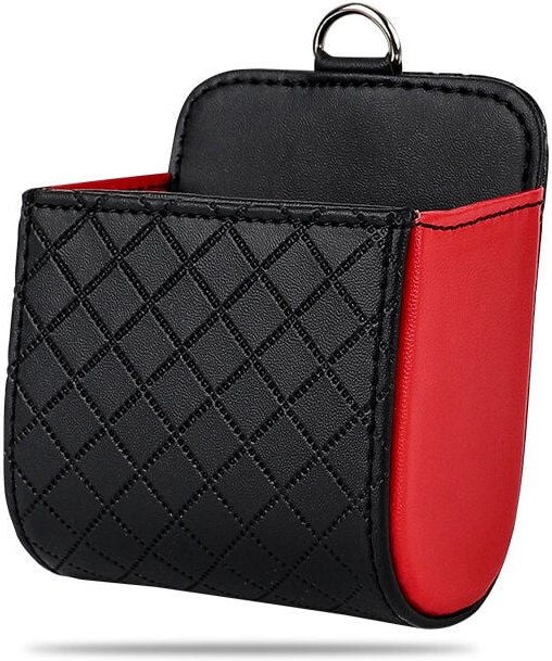 Aufbewahrungsbox fürs Auto, seitliche Aufbewahrungsbox für den Autositz, Auto-Organizer aus Leder für das Telefon, Aufbe...