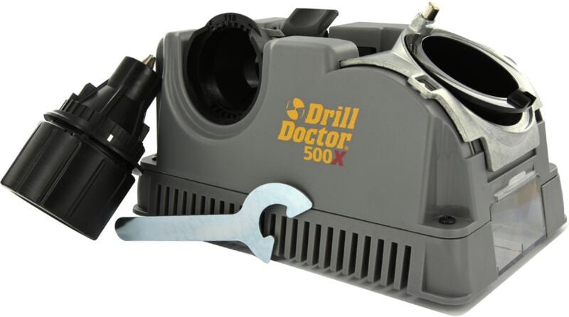 Drill Doctor DD500 Bohrerschärfer ø 2,5 bis 13 mm Schärfen 118° bis 135° konischer Freiraum und Kreuzspitze – Freiwinkel...