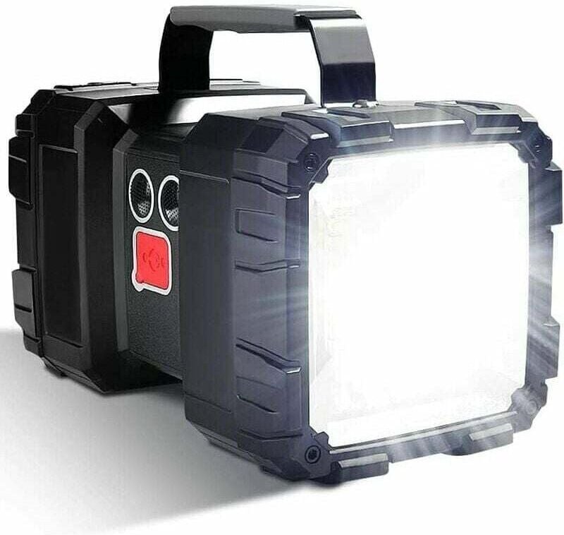 Jalleria - Wiederaufladbare LED-Taschenlampe, 10.000 mAh, 1200 lm, extrem lange Standby-Zeit, hohe Leistung, wasserdicht...