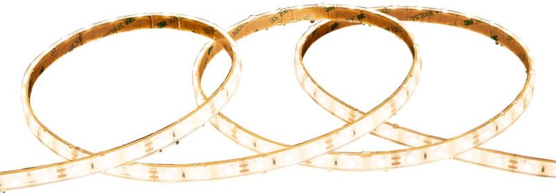 Efectoled - LED-Streifen 12V smd 60 LED/m 5m 5W/m 500lm/m Breite 10mm Schnitt 5cm Wasserdicht IP68 silicone flex 4000K N...