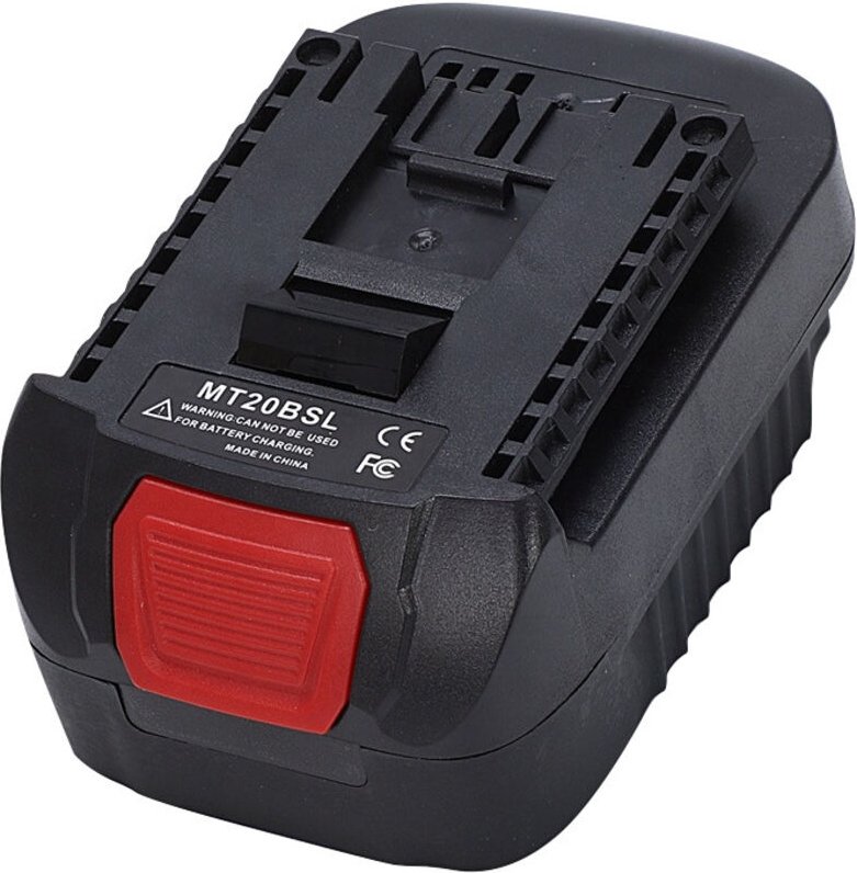 MT20BS – Adapter für Makita 18V Bosch Professional System Akku, kompatibler Konverter für BL1850, BL1840, BL1830, BL1820...