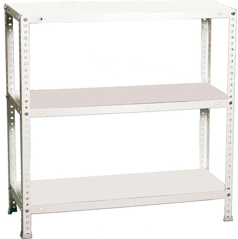 Simonrack Leichte weiße Regal 1000x900x300 mm robust
