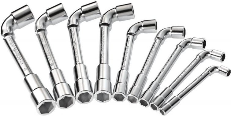 Satz mit 9 offenen Steckschlüsseln Facom 75.J9PB