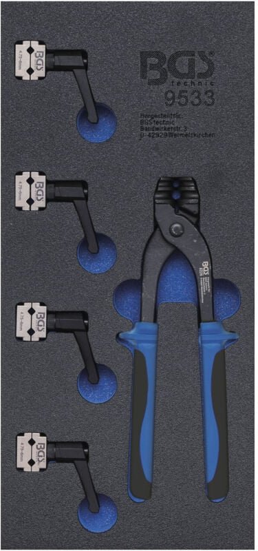 Bgs Technic - bgs Rohrbiegegerät- und Bremsleitungsklemmen-Satz 4,75 + 6 mm