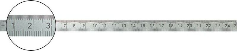 Stahlmassstab 1000x30 mm rostfr. - Format