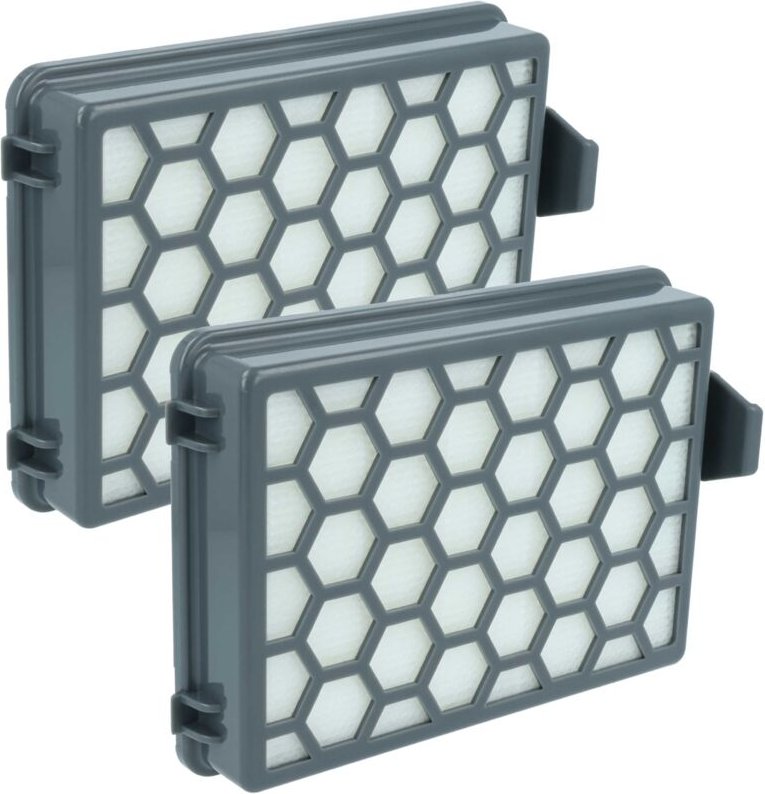 2x Staubsaugerfilter Ersatz für Kärcher 2.863-237.0, 4054278229676 für Staubsauger - HEPA-Filter Grau Weiß - Vhbw