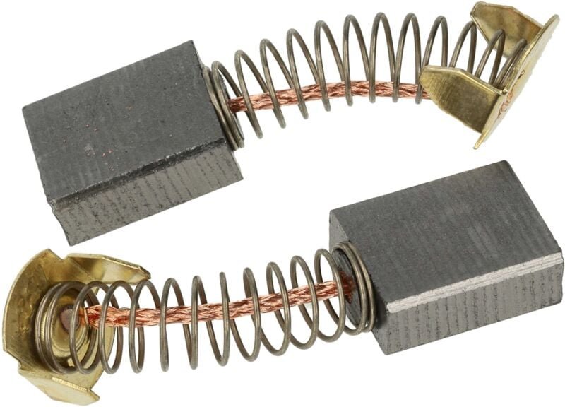 Vhbw - 2x Kohlebürste Motorkohle Schleifkohle 6,5 x 13,5 x 17mm kompatibel mit Makita 1804N, 1805B, 1805N, 1806B Elektro...