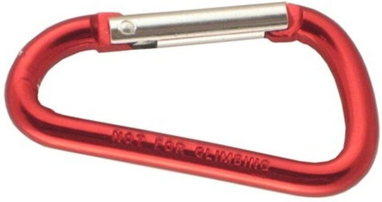 Conacord Karabinerhaken 80 mm Alu rot Karabiner Haken Schnapphaken Schlüssel