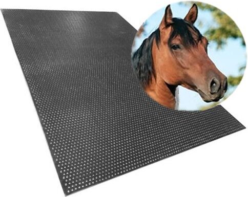 Gummi-Stallmatte - 122x183cm - 10mm - mit rutschfesten Noppen