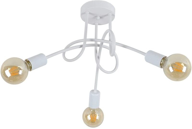 Goeco - Moderne Deckenleuchte 3 Pendelleuchten Wohnzimmer Küche Esszimmer E27 industrielle Deckenleuchte aus Schmiedeeis...