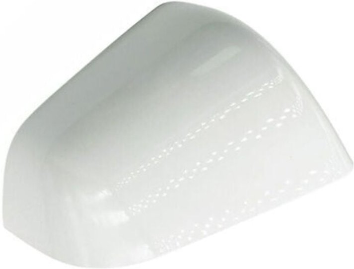 Für Tesla Model Y Pearl White Skull Seitenspiegelabdeckung, Fahrerseite