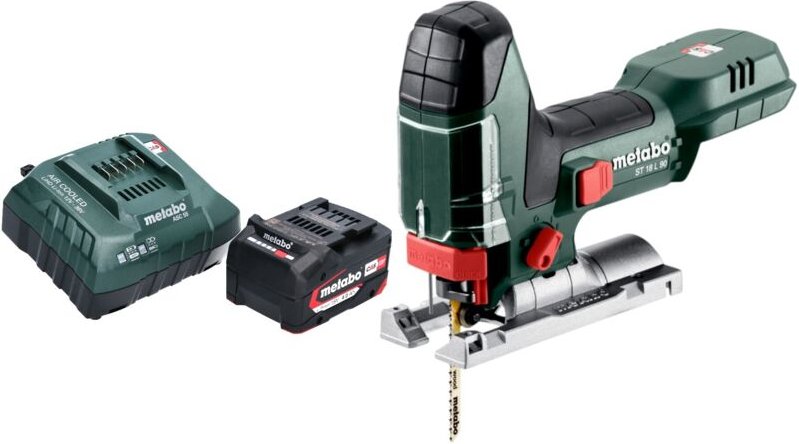 Metabo - st 18 l 90 Akku Stichsäge 18 v 90 mm + 1x Akku 4,0 Ah + Ladegerät