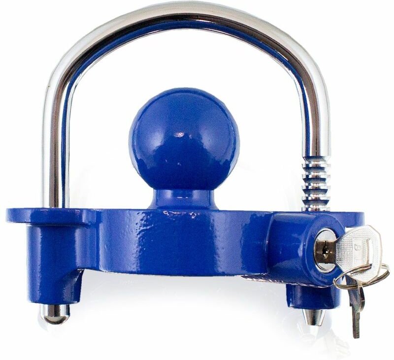 Bituxx - Anhängerschloss Sicherung Diebstahlsicherung Deichselschloss Diebstahlschutz