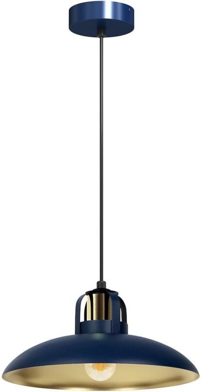 Hängelampe FELIX MARINEBLAU/GOLD 1xE27
