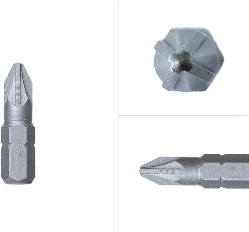 Pozidrive Bits PZ-2 25 mm - Pro 10 Stück