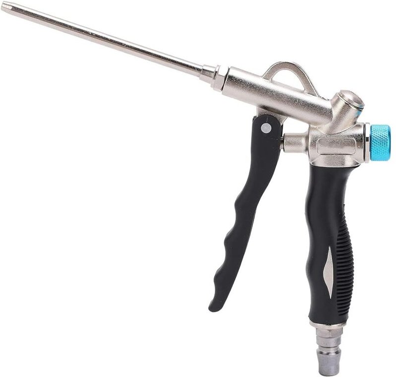 Verstellbare 2-Wege-Ausblaspistolen, Luftumwälz-Staubgebläse, Hochdruck-Staubsprühgerät, lange Düse, industrielles Druck...