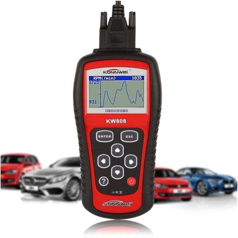 Thumbnail - Obd OBD2 Tester, Fehlercode-Lesegerät, Fehlercode, KW808 - Ymyny