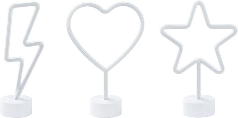 LED Neonlicht 3er Set FLORETTA Bunt