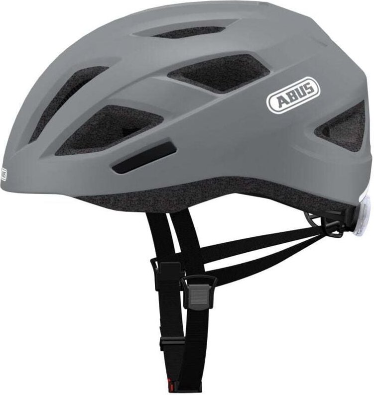 Fahrradhelm City l grau matt Fahrradhelm - Abus