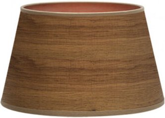 Lampenschirm salma e27 dunkel Holz 30dx22dx17h conica abierta