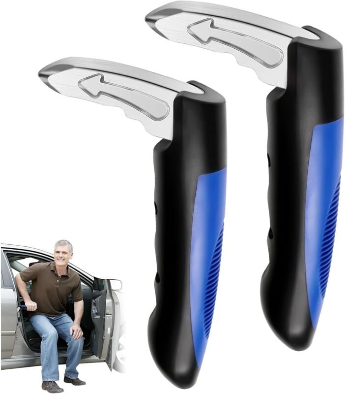 2 Stück Auto-Hilfsgriff für ältere Menschen, 400lbs Auto-Stützgriff, Autotürgriff für ältere Menschen, Stützgriff für äl...