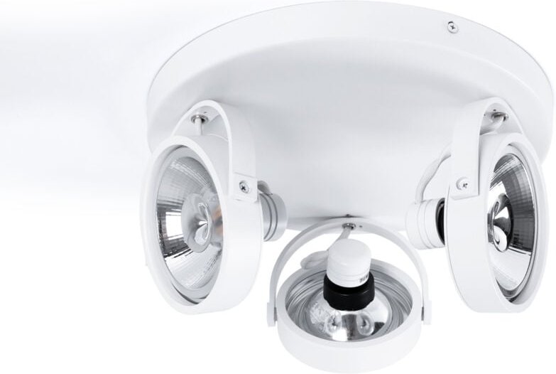 Barcelona Led - Dreifach verstellbarer Deckenstrahler iris 3 + 3 AR111