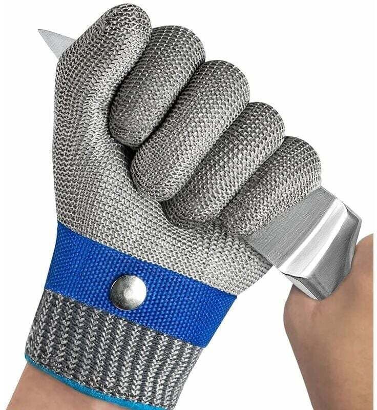 Guanti antitaglio Guanti da lavoro Protezione ad alte prestazioni Livello 5 Guanto di protezione da cucina per tagliare ...