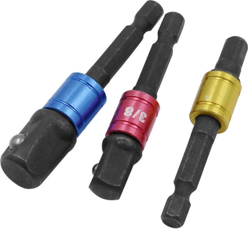 Schlagschrauber-Steckschlüssel-Adapter – Schlagschrauber-Steckschlüssel-Adapter, langer Schraubendreher-Bithalter, Ratsc...