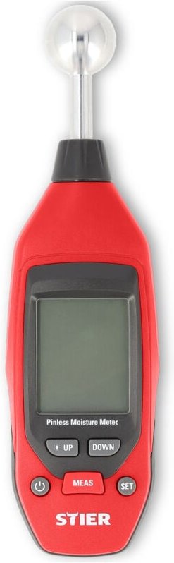 Feuchtigkeitsmessgerät, bis 40 mm Tiefe, Messbereich 0 - 100, LCD-Display, praktische Alarm- & Hold-Funktionen, batterie...