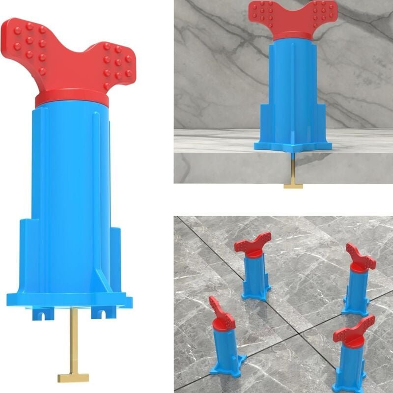 Fliesennivellierer, 40-teiliges wiederverwendbares Fliesennivellierungsset, selbstnivellierender Fliesenkeil - Dolaso