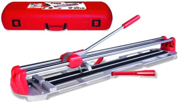 Rubi - Manueller Fliesenschneider mit Koffer - STAR-63 - Schnittlänge 63 cm mit Koffer