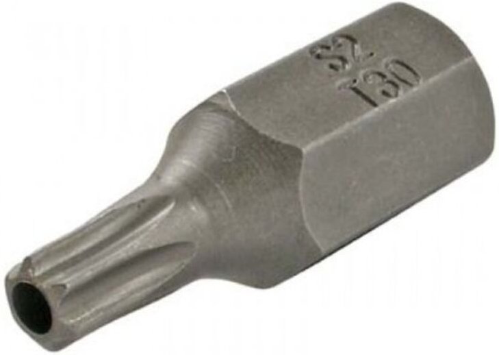 Bgs Technic - Bit Länge 30 mm Antrieb Außensechskant 10 mm (3/8') T-Profil (für Torx) mit Bohrung T30