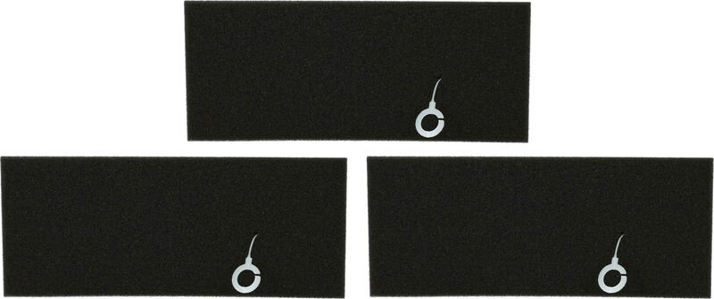 3x Staubsaugerfilter kompatibel mit Bosch logo bag & bagless 1800W BSG6188004, 2100W BSG62185, 2100W BSG6218504 Staubsau...