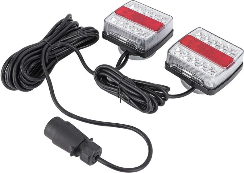 1 paar LED Magnetische Abschleppen Licht Panel Lichter Anhänger Schwanz Lampe