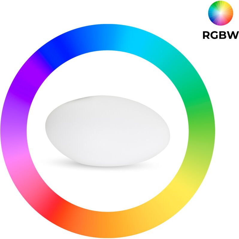 Außenlampe "Stone" - RGBW - 1W - Ø28 - Wiederaufladbar
