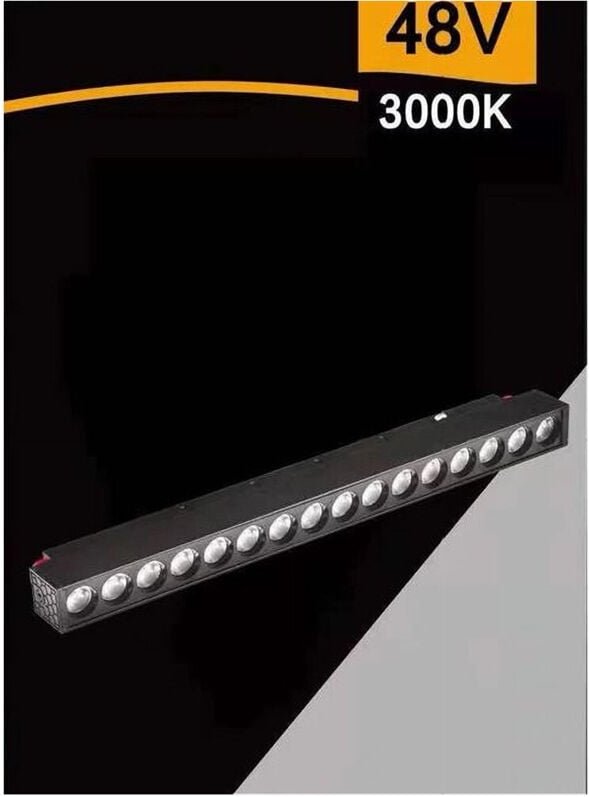 Trade Shop Traesio - Trade Shop - led 18W magnetische barraft für monofase 48V light 4000K 3000K FR-18W -