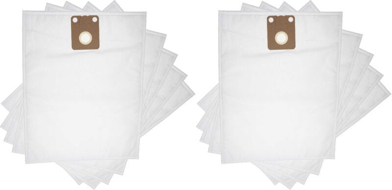 10x Staubsaugerbeutel kompatibel mit Nilfisk VP300 r Staubsauger - Mikrovlies, 42,5cm x 27cm Weiß - Vhbw