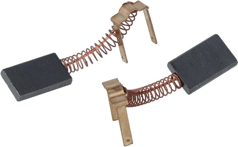 Vhbw - 2x Kohlebürste 3 x 12 x 20 mm kompatibel mit georgii-kobold knw 63, 64, 44, 54, 84, 362 Nähmaschine + Feder